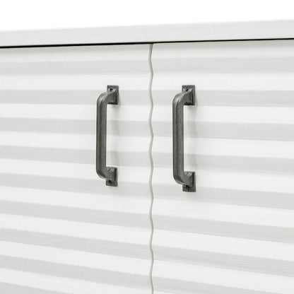 Sideboard with 4 Door Large Storage Buffet with Adjustable Shelves