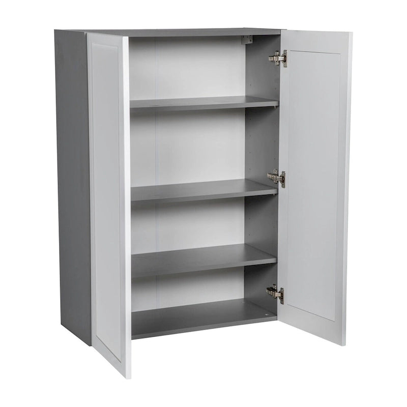 33 x 42 Wall Cabinet-Double Door-Grey - 33 x 42 x 12