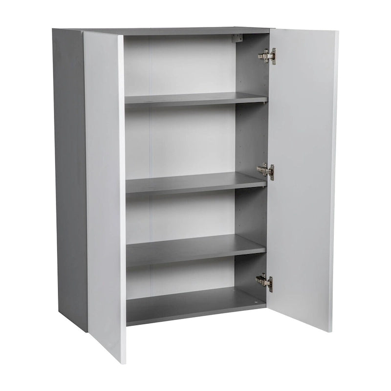 33 x 42 Wall Cabinet-Double Door-Grey - 33 x 42 x 12