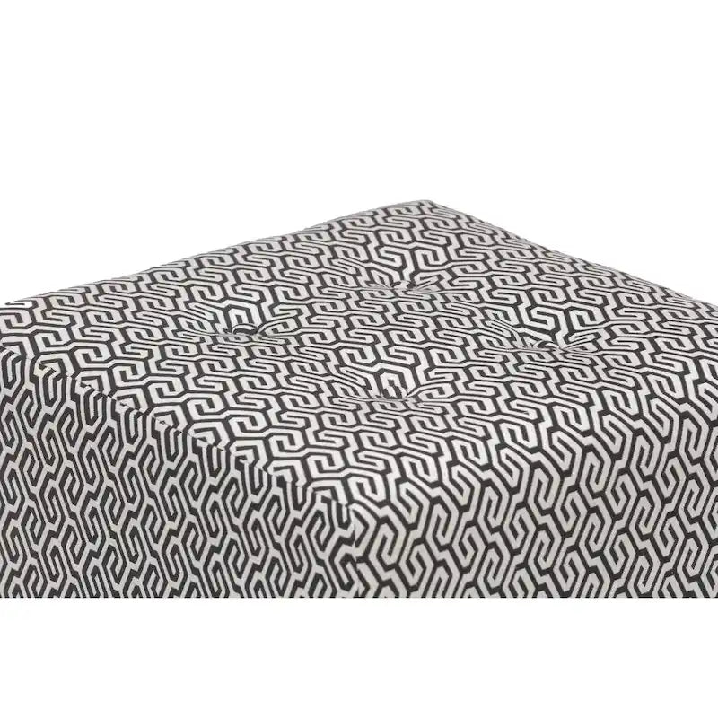 Merton Transtional Square Button Tufted Ottoman