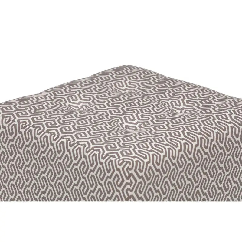 Merton Transtional Square Button Tufted Ottoman