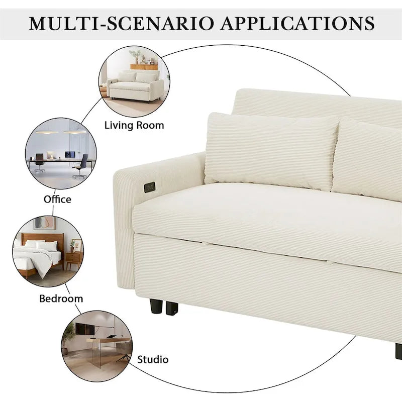 Pull-out Sofa Bed Convertible Couch
