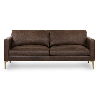 Poly & Bark Mateo 82.5 Sofa - Full Grain Genuine Italian Leather