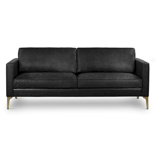 Poly & Bark Mateo 82.5 Sofa - Full Grain Genuine Italian Leather