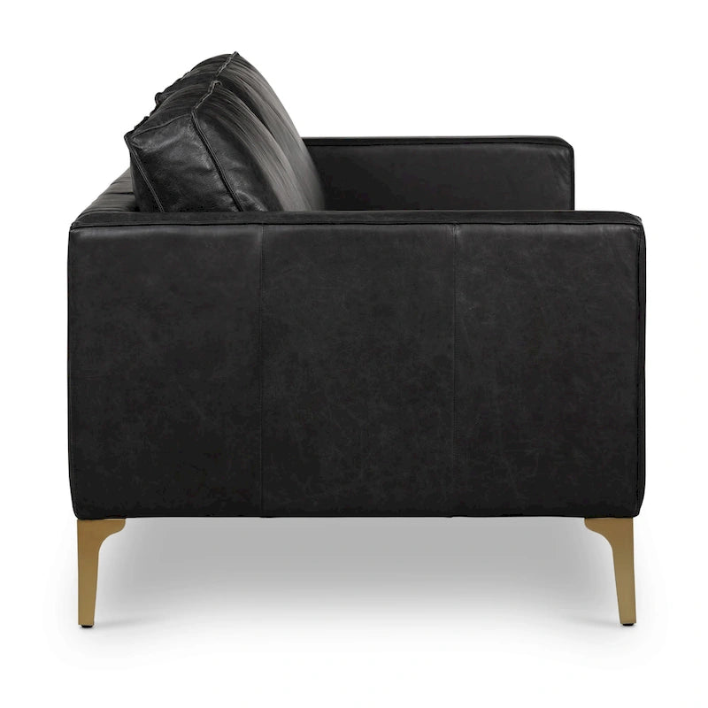 Poly & Bark Mateo 82.5 Sofa - Full Grain Genuine Italian Leather