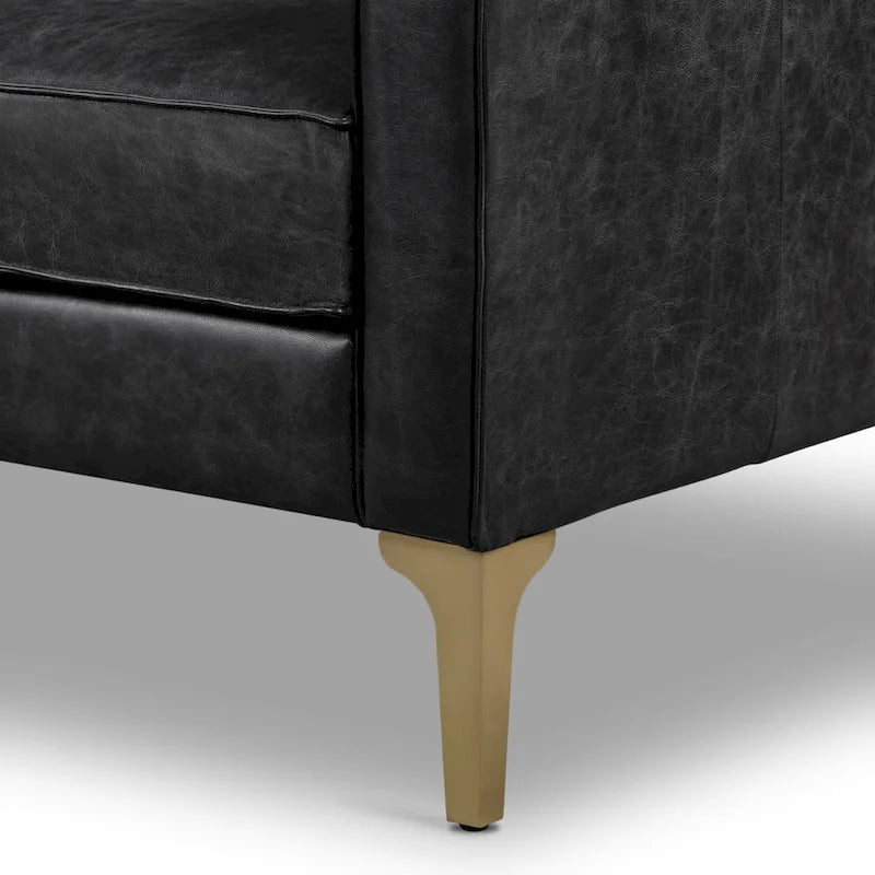 Poly & Bark Mateo 82.5 Sofa - Full Grain Genuine Italian Leather