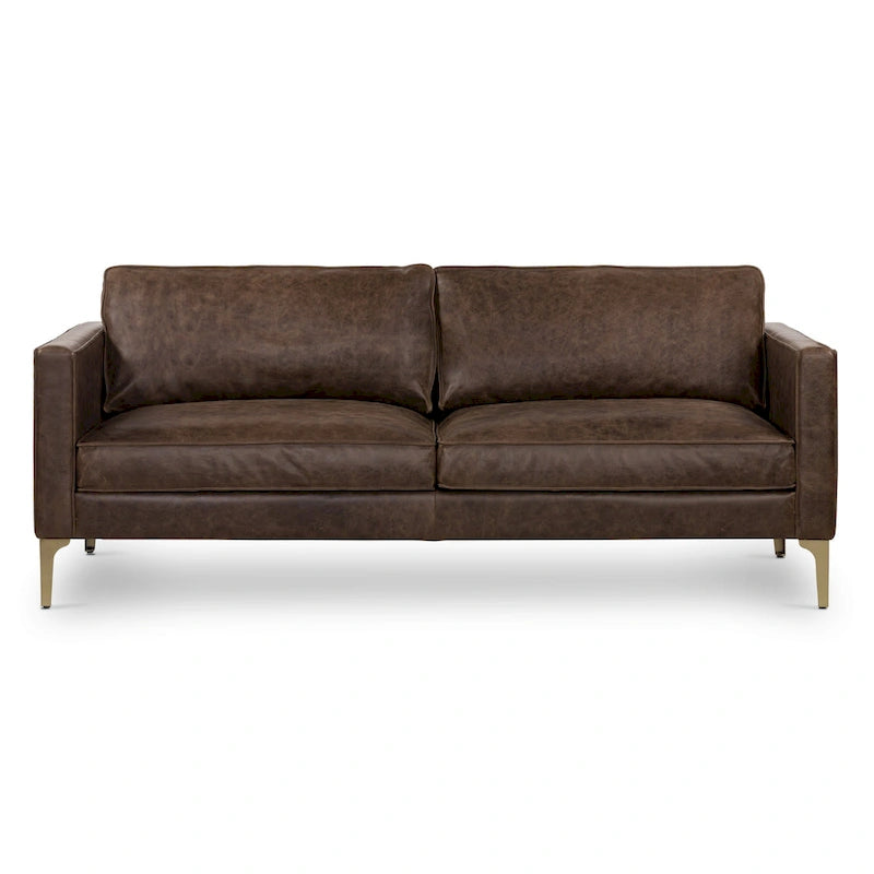 Poly & Bark Mateo 82.5 Sofa - Full Grain Genuine Italian Leather