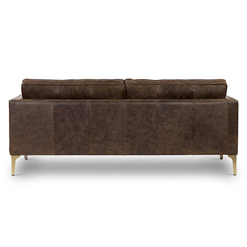 Poly & Bark Mateo 82.5 Sofa - Full Grain Genuine Italian Leather