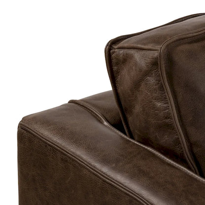 Poly & Bark Mateo 82.5 Sofa - Full Grain Genuine Italian Leather