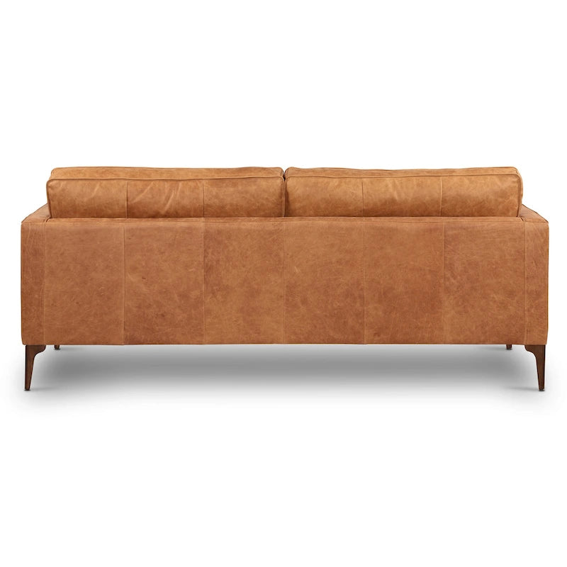 Poly & Bark Mateo 82.5 Sofa - Full Grain Genuine Italian Leather