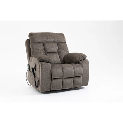 Power Lift Recliner Chair Massage and Heat,Dual Motor Lift Recliner,Electric Recliner with Cup Holders Pocket,400lbs