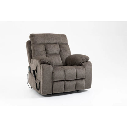 Power Lift Recliner Chair Massage and Heat,Dual Motor Lift Recliner,Electric Recliner with Cup Holders Pocket,400lbs