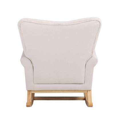 GEITIN High Back Rocking Chair with Tufted Back