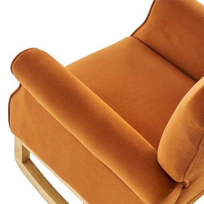 GEITIN High Back Rocking Chair with Tufted Back