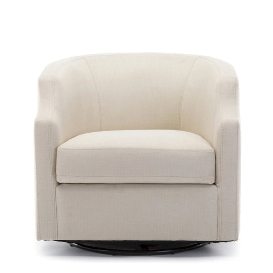 Swivel Glider Barrel Chair For Living Room