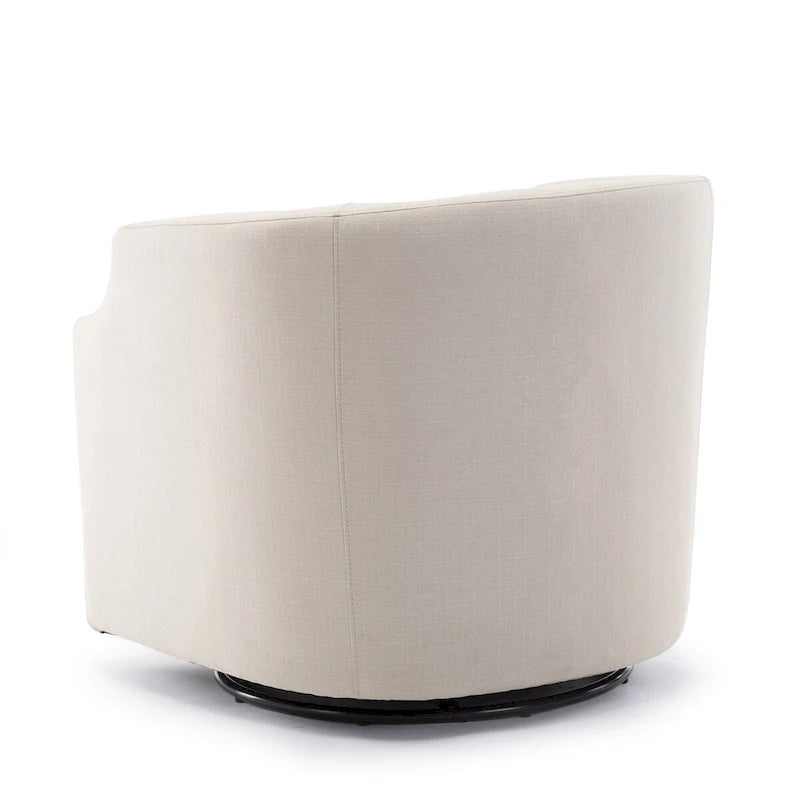 Swivel Glider Barrel Chair For Living Room