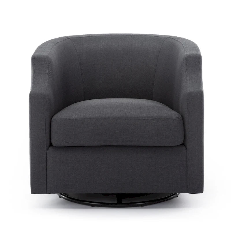 Swivel Glider Barrel Chair For Living Room