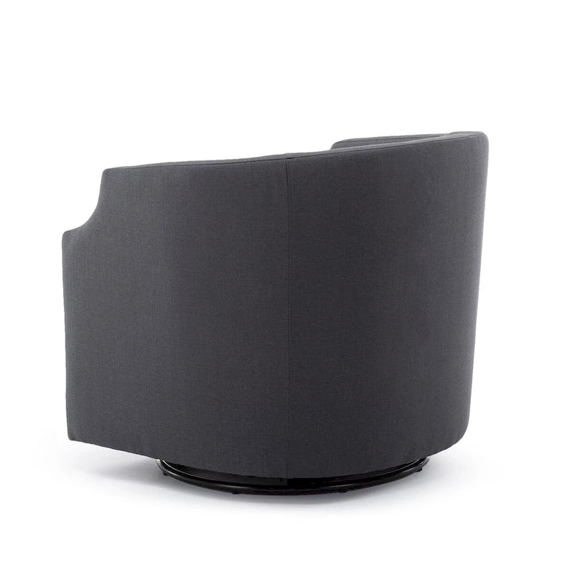 Swivel Glider Barrel Chair For Living Room