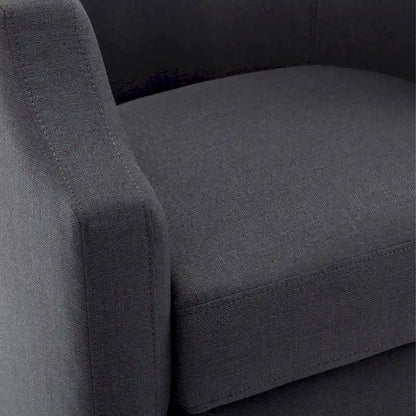 Swivel Glider Barrel Chair For Living Room