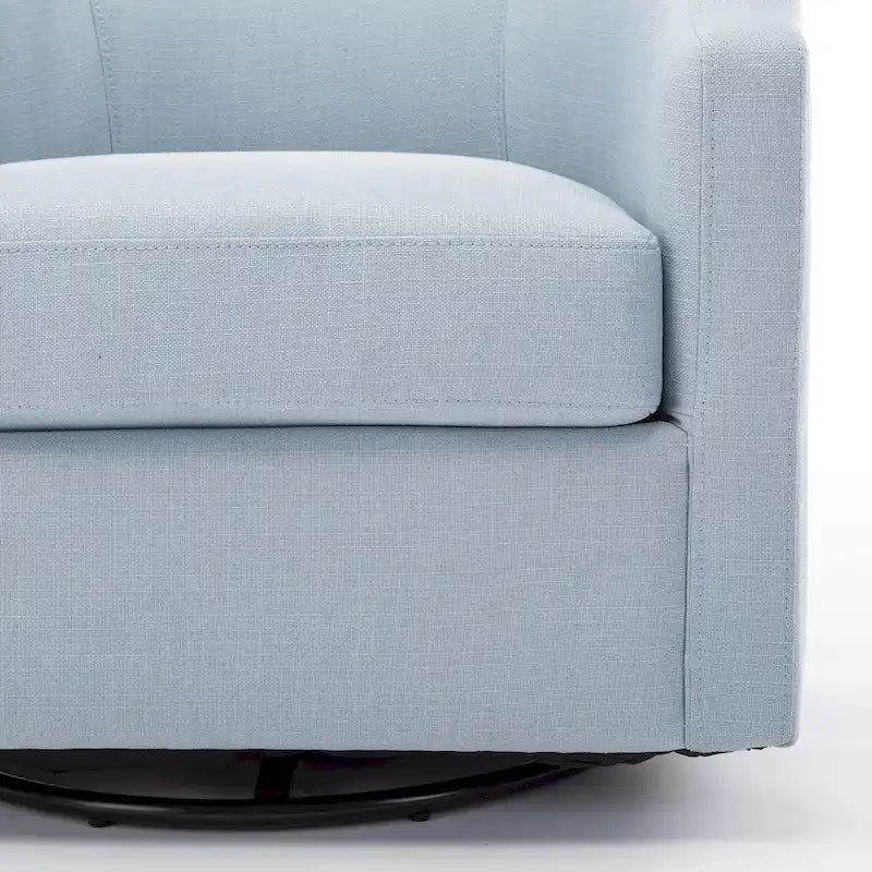 Swivel Glider Barrel Chair For Living Room