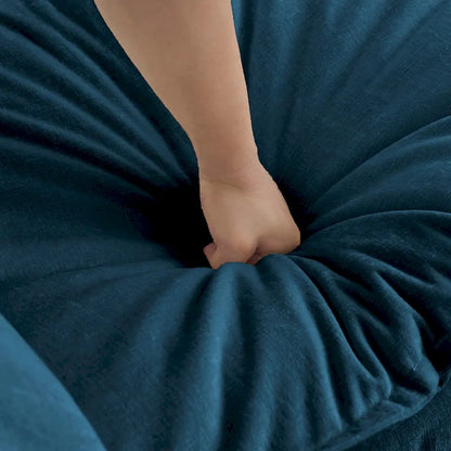 3-Piece Sofa Set Oversized Sofa Comfy Chenille Deep Seat Sofa Couch with 2 Loveseat and 3 Seater Sofa