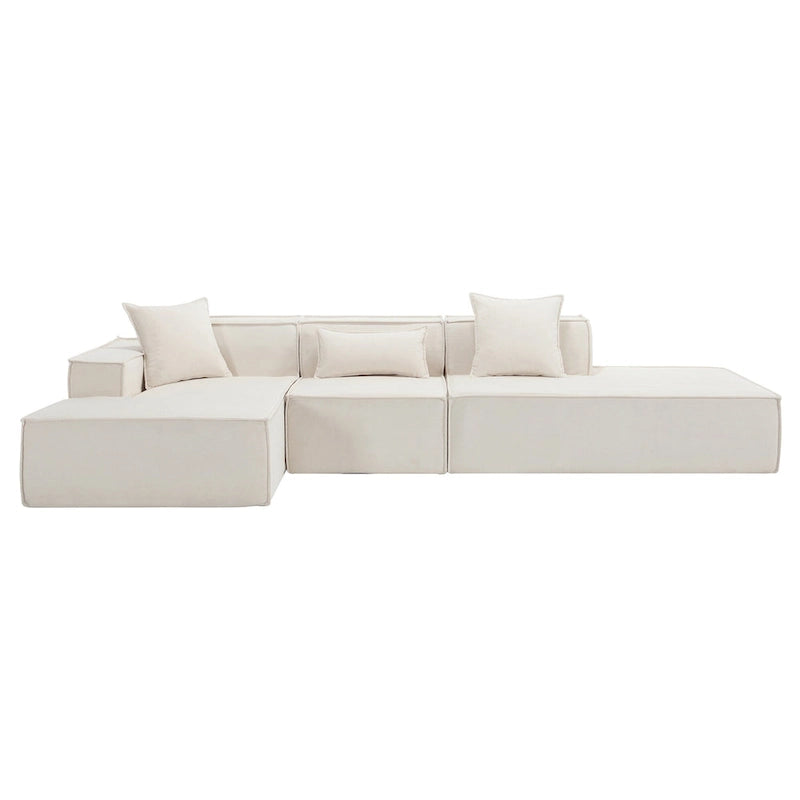 Modern Minimalist Modular Combination L-shaped Sofa Set,Free Installation Sofa