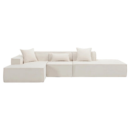 Modern Minimalist Modular Combination L-shaped Sofa Set,Free Installation Sofa