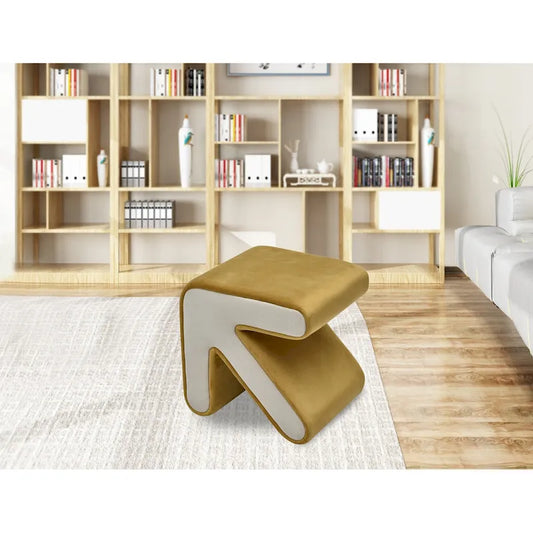 Modern Creative Upholstered Velvet Stool Ottoman