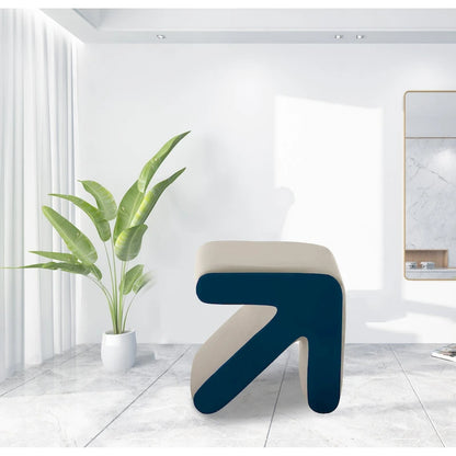 Modern Creative Upholstered Velvet Stool Ottoman