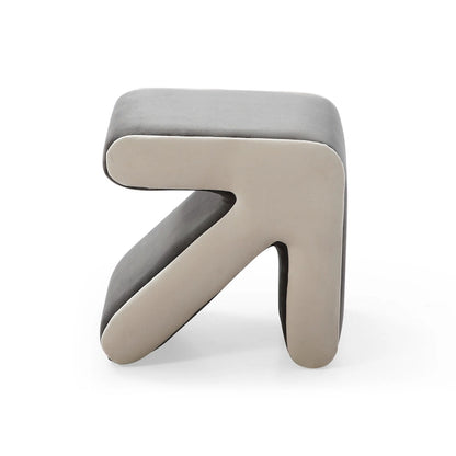 Modern Creative Upholstered Velvet Stool Ottoman