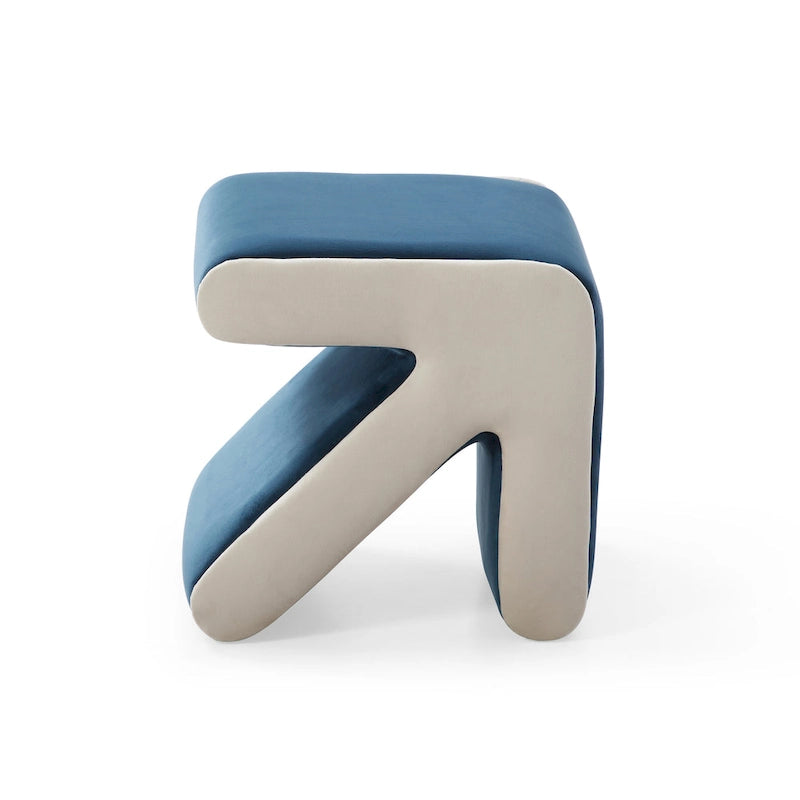 Modern Creative Upholstered Velvet Stool Ottoman