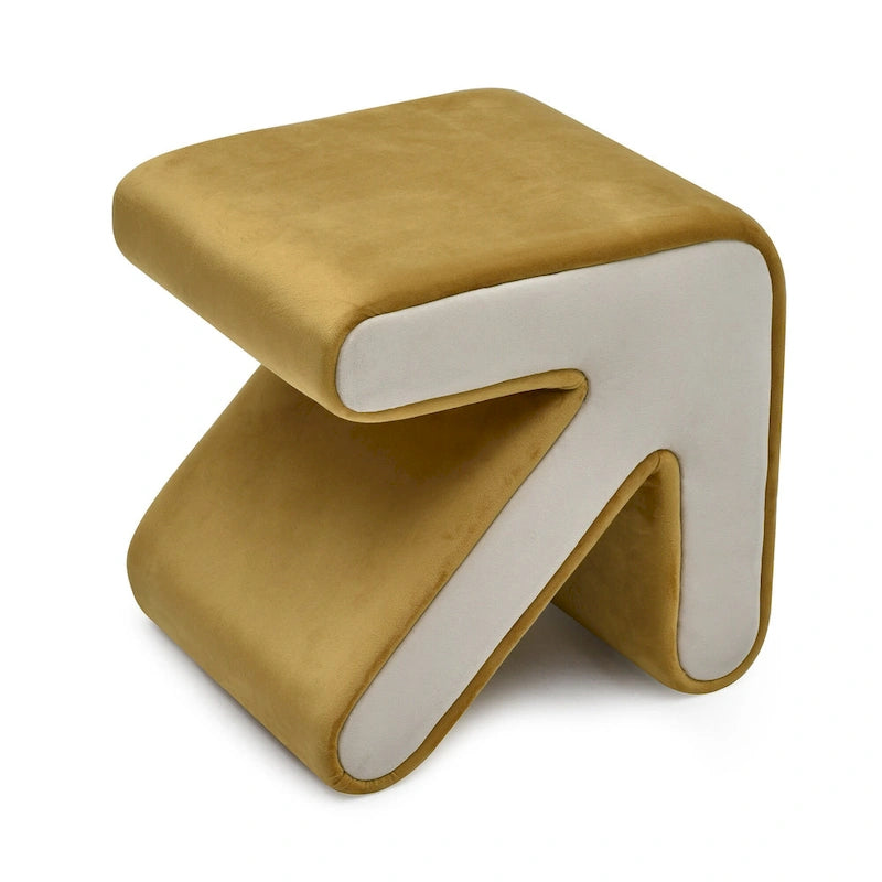 Modern Creative Upholstered Velvet Stool Ottoman