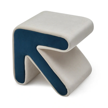 Modern Creative Upholstered Velvet Stool Ottoman
