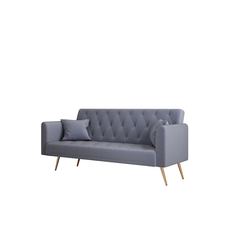 71 Convertible Double Folding Living Room Sofa Bed