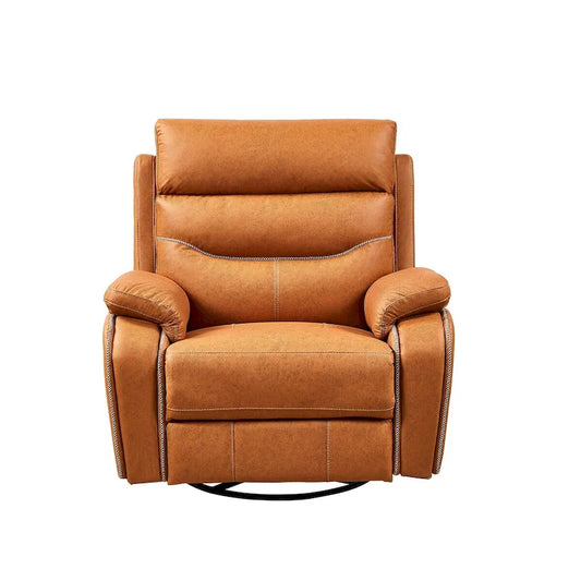 Dual Motor Rocking Recliner Chair, Swivel, Power Headrest, USB Charging