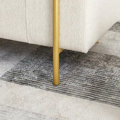 GEITIN Upholstered Velvet Storage Bench with Cylindrical Arms