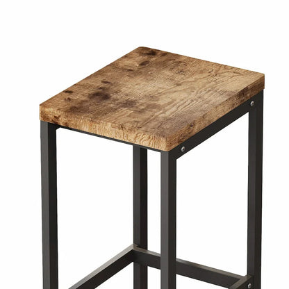 Modern Design Kitchen Dining Table, Pub Table, Long Dining Table Set with 3 Stools, Easy Assembly