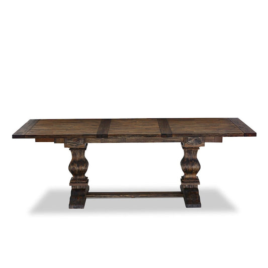 East West Furniture Dining Table Set Consists of a Rectangle Wooden Table and Parson Chairs, Jacobean (Pieces Options)