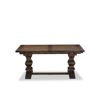 East West Furniture Dining Table Set Consists of a Rectangle Wooden Table and Parson Chairs, Jacobean (Pieces Options)