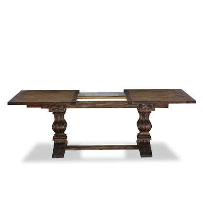 East West Furniture Dining Table Set Consists of a Rectangle Wooden Table and Parson Chairs, Jacobean (Pieces Options)