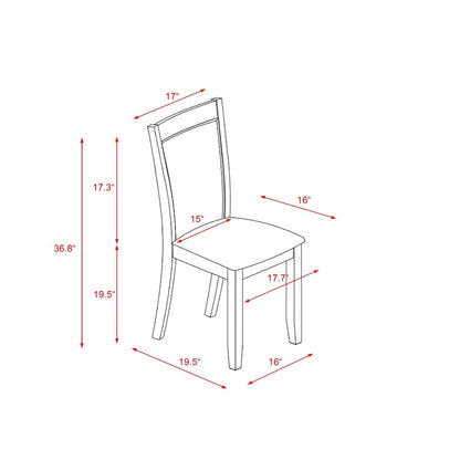 East West Furniture Kitchen Table Set- a Dining Table & Dark Khaki Linen Fabric Chairs, Distressed Jacobean (Pieces Option)