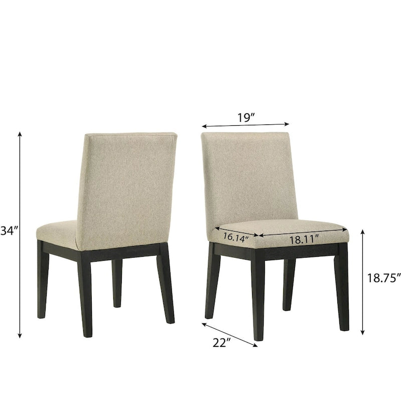 Roundhill Rocco 5-Piece 48 Pedestal Dining Set, Round Pedestal Table with 4 Chairs