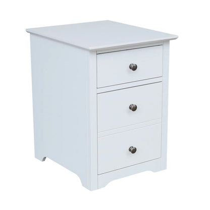 Two Drawer File Cabinet with Desk And Chair