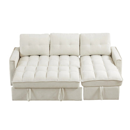 L-Shaped Sectional Sofa with Reclining Storage
