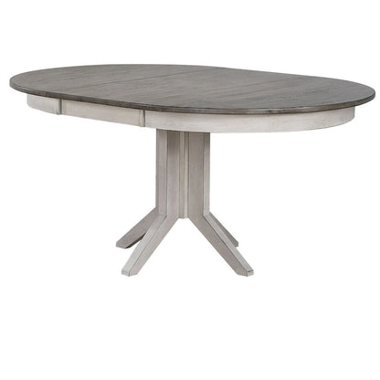 Round Contemporary Dining Table In Ash - N/A