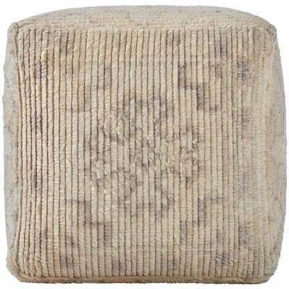 Jasmyne Traditional Medallion Pouf