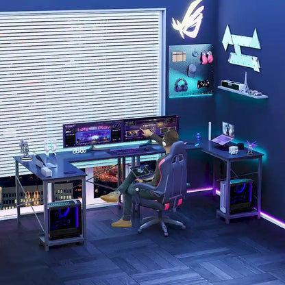 L Shaped Gaming Desk