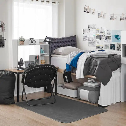 The Classic - White Desk Bookshelf by DormCo