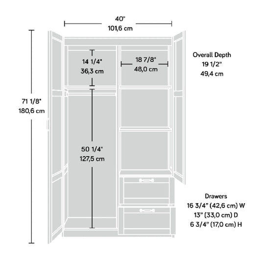 Wardrobe/Storage Cabinet