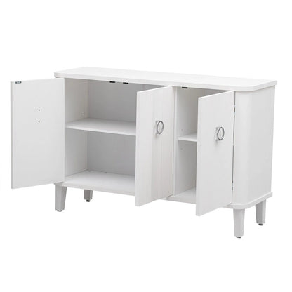 Simple Cabinet with Three Doors,Adjustable